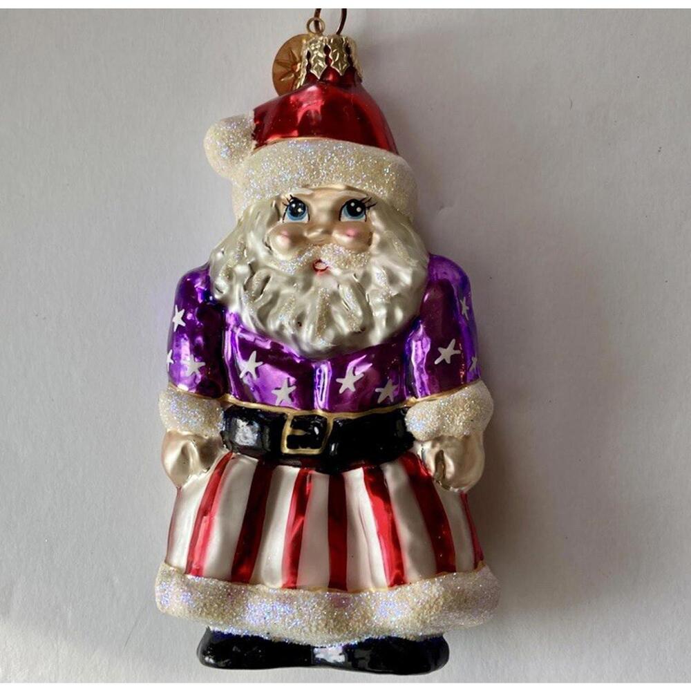 Christopher Radko 5’ Patriotic Santa